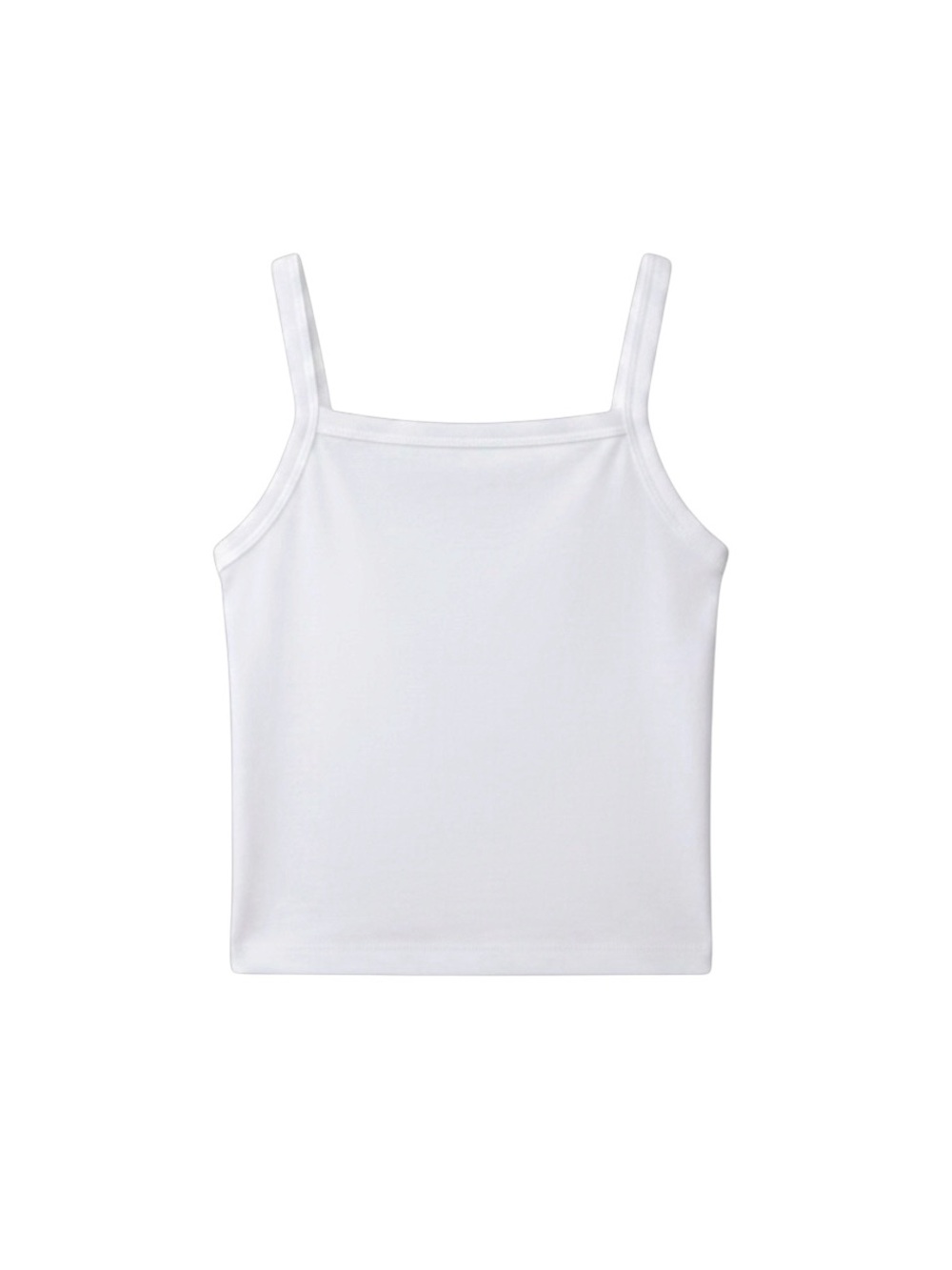 NWT ZARA White Square Neck Tank Top